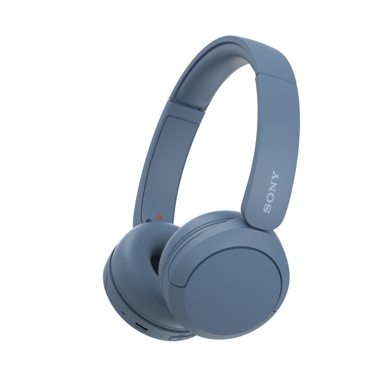 Sony Cuffie Bluetooth wireless WH-CH520 - Durata della batteria fino a 50 ore con ricarica rapida, stile on-ear - Blu Sony Cuffie Bluetooth wireless WH-CH520 - Durata della batteria fino a 50 ore con ricarica rapida, stile on-ear - Blu