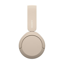 Sony WH-CH520 Auricolare Wireless A Padiglione Musica e Chiamate USB tipo-C Bluetooth Base di ricarica Crema