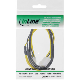 InLine Cavo di alimentazione int. da 8 pin EPS 12V F 4pin 5,25" M, 0,45m