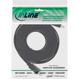 InLine Cavo HDMI, Piatto, 4K2K, High Speed, Ethernet, 1m, dorato
