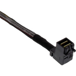 InLine Cavo Mini SAS, SFF-8643 angolato a 4x SFF-8482 + alimentazione, 0,5m