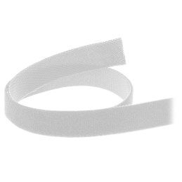 InLine Nastro per chiusura a strappo, rotolo da 10m, larghezza 16mm, bianco