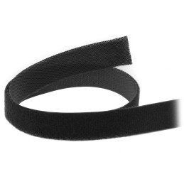 InLine Nastro per chiusura a strappo, rotolo da 10m, larghezza 16mm, nero