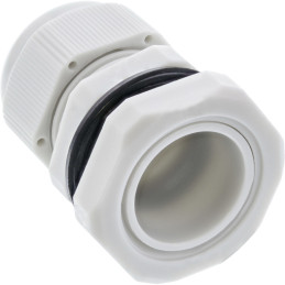 InLine Passacavo IP68 con controdado PG 9, Nylon, 4-8mm, grigio, 10pz