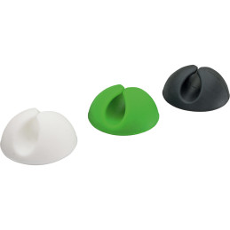 InLine Basette identificazione cavi "clipper", bianca, verde, nero, 6pz