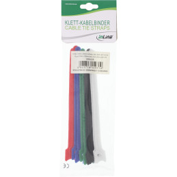 InLine Fascette per chiusure a strappo 12x330mm, vari colori, 10pz