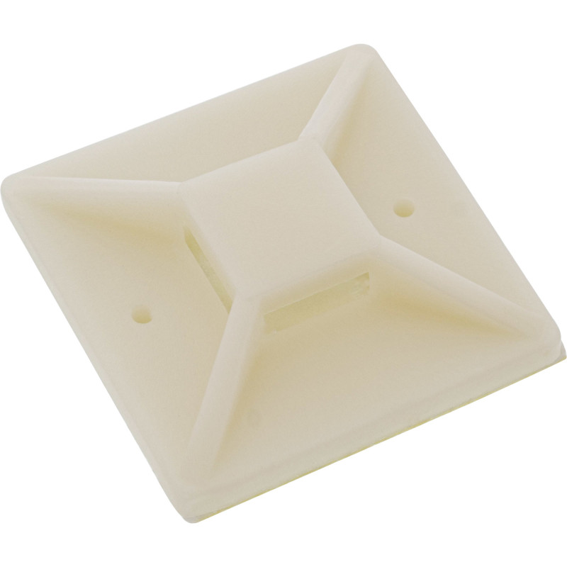 InLine Basette autoadesive 20x20mm per fascette da 4,8mm, neutra, 10pz InLine Basette autoadesive 20x20mm per fascette da 4,8mm, neutra, 10pz