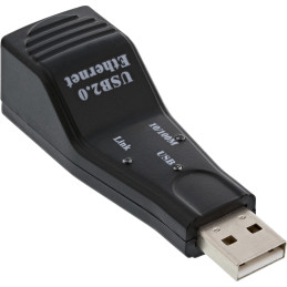 InLine Adattatore di rete Lan Fast Ethernet USB 2.0, 1x RJ45 10 100MBit