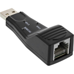 InLine Adattatore di rete Lan Fast Ethernet USB 2.0, 1x RJ45 10 100MBit