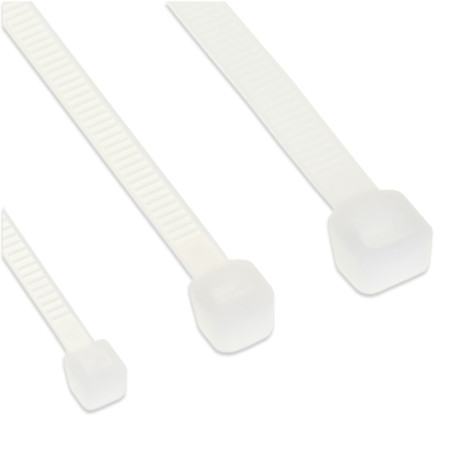 InLine Fascette stringicavo 400x4,8mm, neutra, 100pz