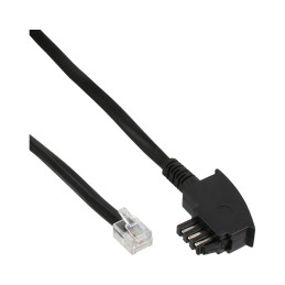 InLine Cavo adattatore TAE-N,TAE-N a RJ11 (6P4C), 6m