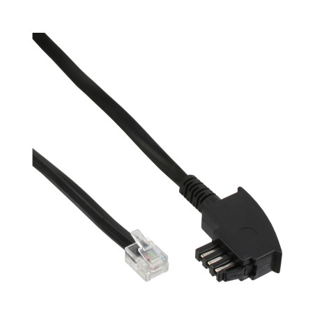 InLine Cavo adattatore TAE-N,TAE-N a RJ11 (6P4C), 20m