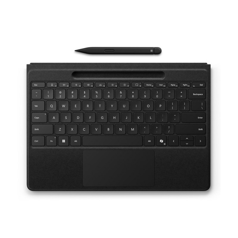 Microsoft Surface Pro Flex w Slim Pen QWERTY Bluetooth Nero Microsoft Surface Pro Flex w Slim Pen QWERTY Bluetooth Nero