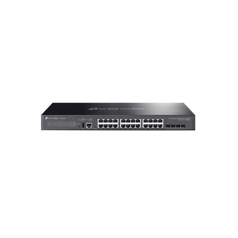 TP-Link Omada SG5428X switch di rete Gestito L3 Gigabit Ethernet (10 100 1000) Nero TP-Link Omada SG5428X switch di rete Gestito L3 Gigabit Ethernet (10 100 1000) Nero