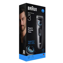Braun BT3520 regolabarba Batteria 40 2 cm Nero, Blu