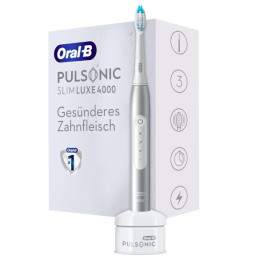 Oral-B Pulsonic Slim Luxe 4000 Adulto Spazzolino elettrico sonico Platino