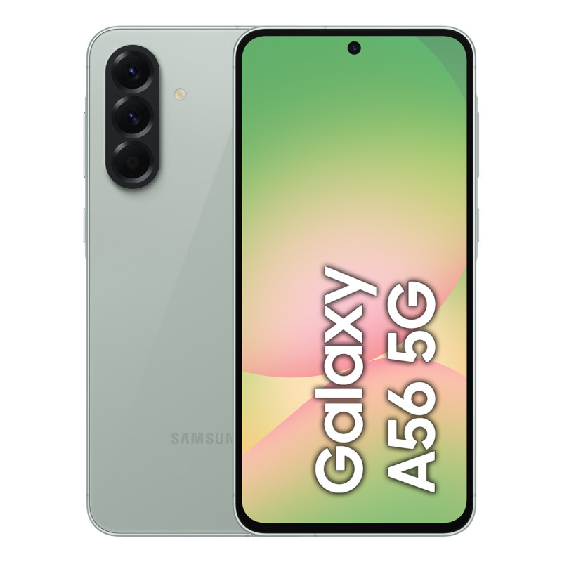 Samsung Galaxy A56 17 cm (6.7") Doppia SIM Android 15 5G USB tipo-C 8 GB 128 GB 5000 mAh Oliva Samsung Galaxy A56 17 cm (6.7") Doppia SIM Android 15 5G USB tipo-C 8 GB 128 GB 5000 mAh Oliva