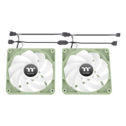 Thermaltake Matcha Green CT120 Case per computer Ventilatore 12 cm Grigio 2 pz
