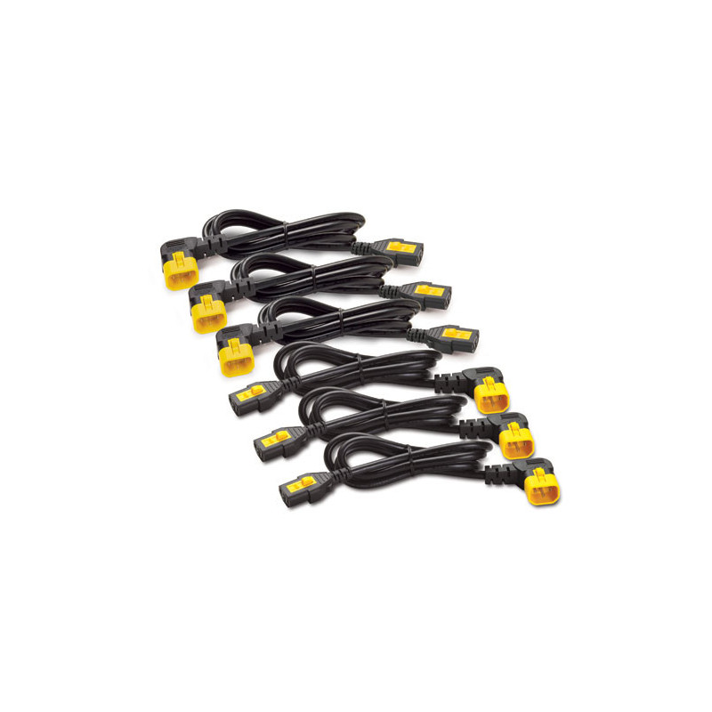 APC C13 - C14 (90 Deg), 1.8m, 6-pack Nero, Giallo 1,83 m Accoppiatore C13 Accoppiatore C14 APC C13 - C14 (90 Deg), 1.8m, 6-pack Nero, Giallo 1,83 m Accoppiatore C13 Accoppiatore C14
