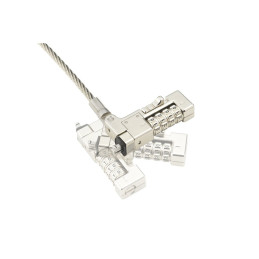 Kensington Slim NanoSaver 2.0 EQ cavo di sicurezza Argento 1,8 m