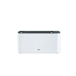 Braun HT3100WH tostapane 1 fetta e 1000 W Nero, Bianco