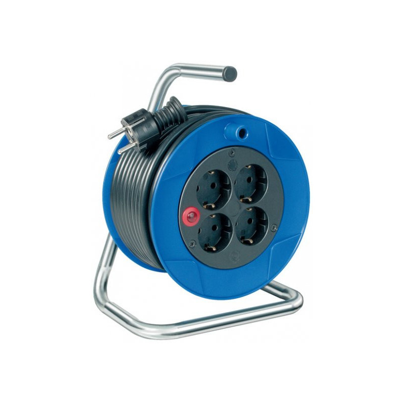 Brennenstuhl 1079180004 prolunghe e multiple 15 m 4 presa(e) AC Esterno Nero, Blu Brennenstuhl 1079180004 prolunghe e multiple 15 m 4 presa(e) AC Esterno Nero, Blu