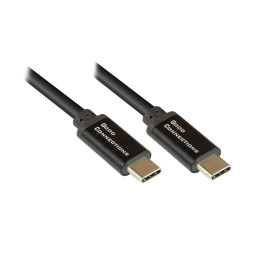 Alcasa 2213-SF010S cavo USB USB 2.0 1 m USB C Nero