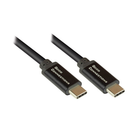 Alcasa 2213-SF010S cavo USB USB 2.0 1 m USB C Nero