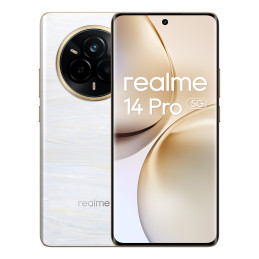 realme 14 Pro 5G 17,2 cm (6.77") Doppia SIM Android 15 USB tipo-C 8 GB 256 GB 6000 mAh Bianco