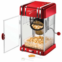 Unold 48535 macchina per popcorn Rosso, Argento 300 W