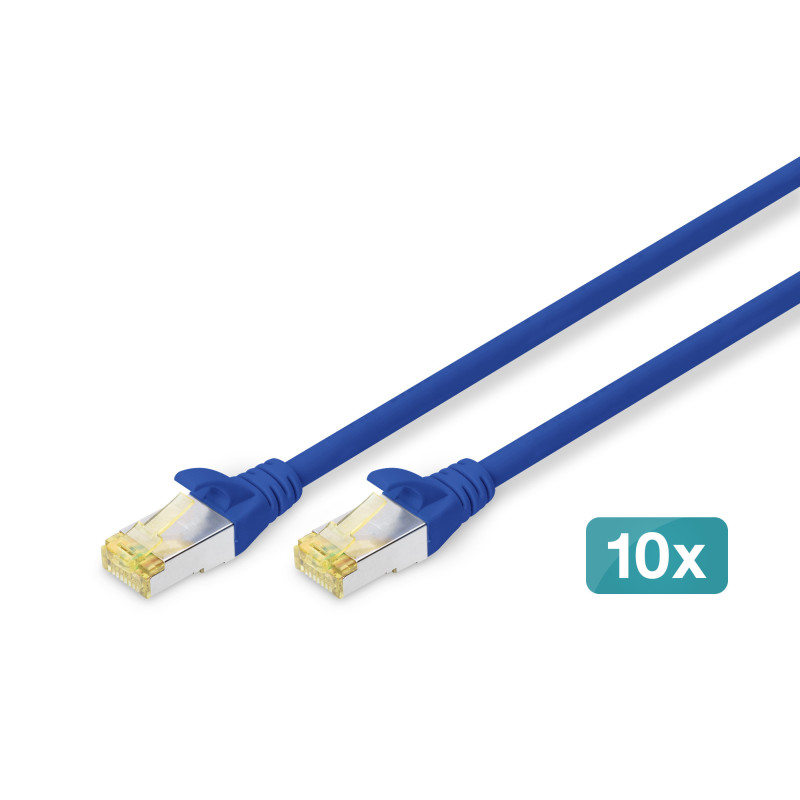 Digitus Cavo patch CAT 6A S FTP, 10 pezzi Digitus Cavo patch CAT 6A S FTP, 10 pezzi
