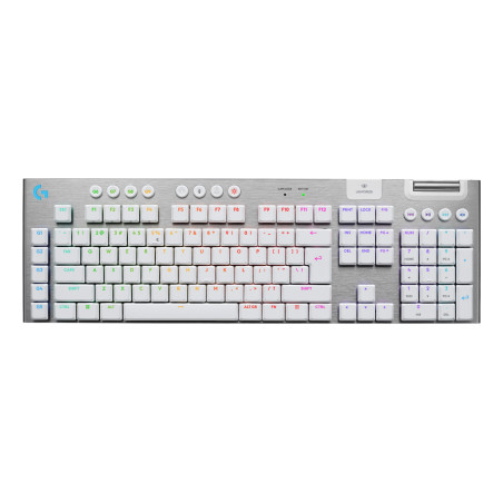 Logitech G G915 X LIGHTSPEED tastiera Gaming USB + RF Wireless + Bluetooth QWERTY US International Bianco