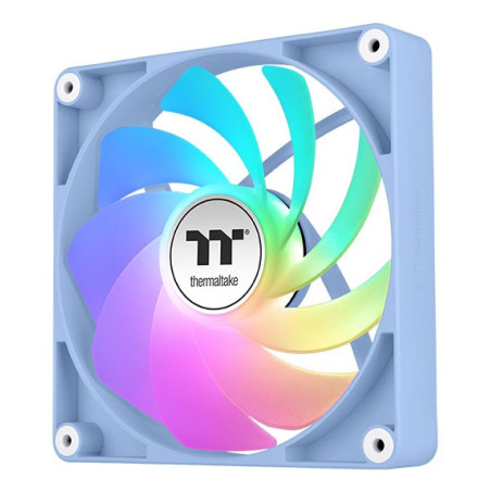 Thermaltake Fan Hydrangea Blue CT120 Case per computer Ventilatore 12 cm Blu, Bianco 2 pz
