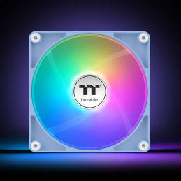 Thermaltake Fan Hydrangea Blue CT120 Case per computer Ventilatore 12 cm Blu, Bianco 2 pz