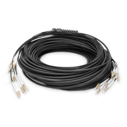 Digitus Cavo breakout universale in fibra ottica dotato di terminali, Multimode OM4, 8 fibre, LC UPC - LC UPC