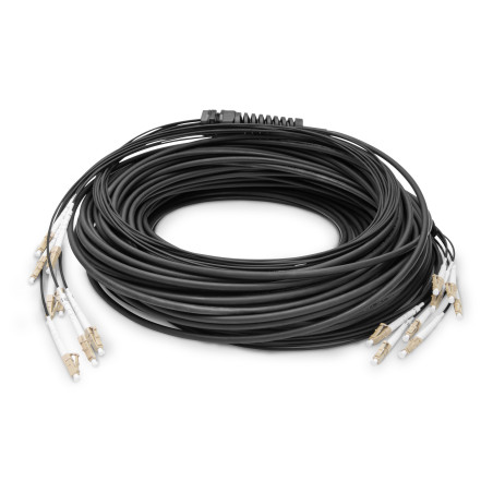 Digitus Cavo breakout universale in fibra ottica dotato di terminali, Multimode OM4, 8 fibre, LC UPC - LC UPC