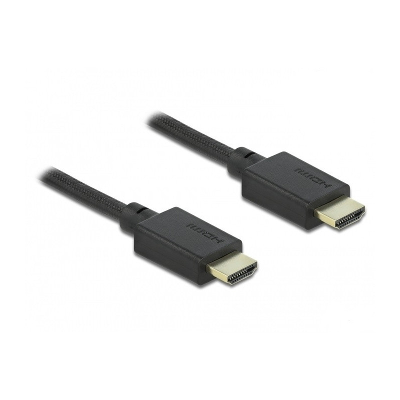 DeLOCK Cavo HDMI ad altissima velocità 48 Gbps 8Kbps 8K 60 Hz da 1 m DeLOCK Cavo HDMI ad altissima velocità 48 Gbps 8Kbps 8K 60 Hz da 1 m