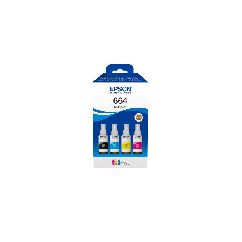 Epson C13T66464A cartuccia d'inchiostro 4 pz Originale Nero, Ciano, Magenta, Giallo Epson C13T66464A cartuccia d'inchiostro 4 pz Originale Nero, Ciano, Magenta, Giallo