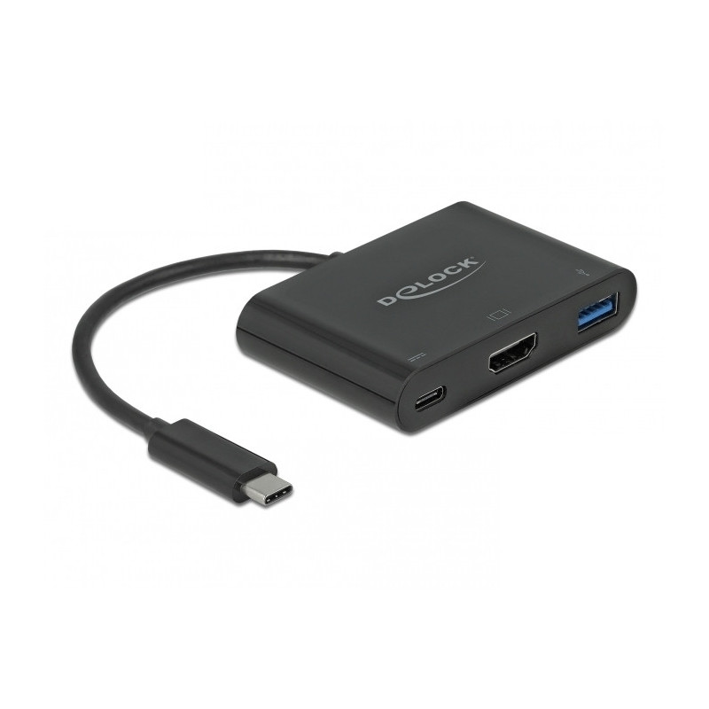 DeLOCK 64091 replicatore di porte e docking station per laptop USB 3.2 Gen 1 (3.1 Gen 1) Type-C Nero DeLOCK 64091 replicatore di porte e docking station per laptop USB 3.2 Gen 1 (3.1 Gen 1) Type-C Nero