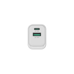 Conceptronic ALTHEA19W33 Caricabatterie per dispositivi mobili Universale Bianco AC Ricarica rapida Interno