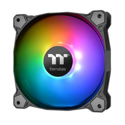 Thermaltake CL-F063-PL12SW-A sistema di raffreddamento per computer Case per computer Ventilatore 12 cm Nero, Bianco