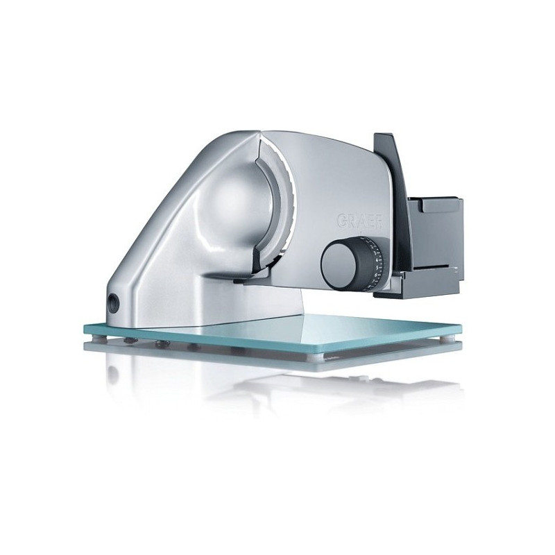 Graef Vivo V 20 affettatrice Elettrico 170 W Nero, Argento Vetro, Metallo Graef Vivo V 20 affettatrice Elettrico 170 W Nero, Argento Vetro, Metallo