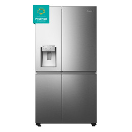 Hisense RS818N4TIC frigorifero side-by-side Libera installazione 632 L C Acciaio inox