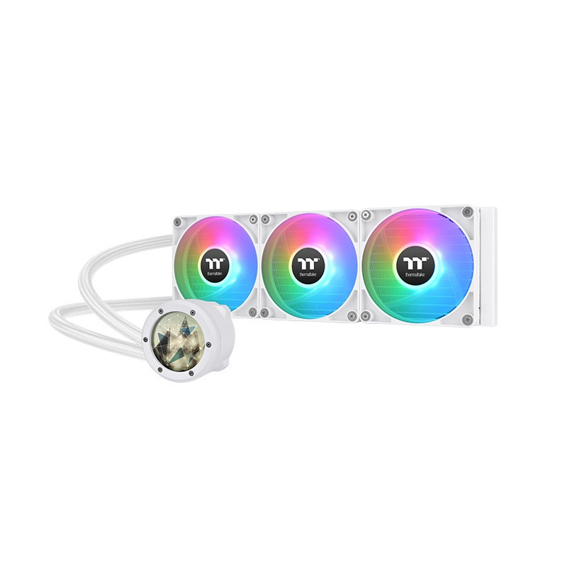 Thermaltake TH360 V2 Ultra ARGB Processore Kit di raffreddamento a liquido 36 cm Bianco 3 pz Thermaltake TH360 V2 Ultra ARGB Processore Kit di raffreddamento a liquido 36 cm Bianco 3 pz