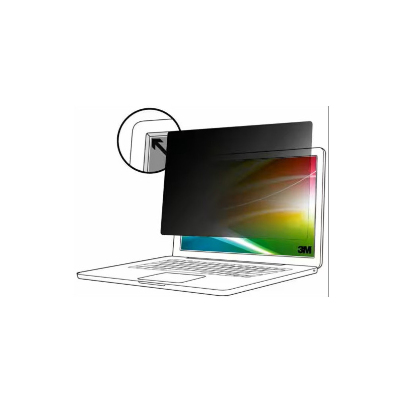 3M Filtro Privacy Bright Screen per 14 pol Laptop, 16 9, BP140W9B