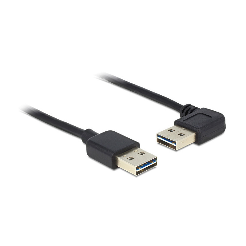 DeLOCK 1m USB 2.0 A m m 90° cavo USB USB A Nero DeLOCK 1m USB 2.0 A m m 90° cavo USB USB A Nero