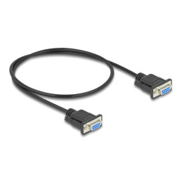 DeLOCK Cavo seriale RS-232 D-Sub9 femmina per femmina 0,5 m