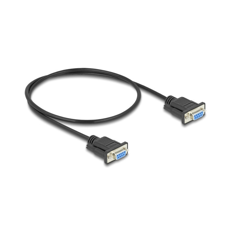 DeLOCK Cavo seriale RS-232 D-Sub9 femmina per femmina 0,5 m DeLOCK Cavo seriale RS-232 D-Sub9 femmina per femmina 0,5 m