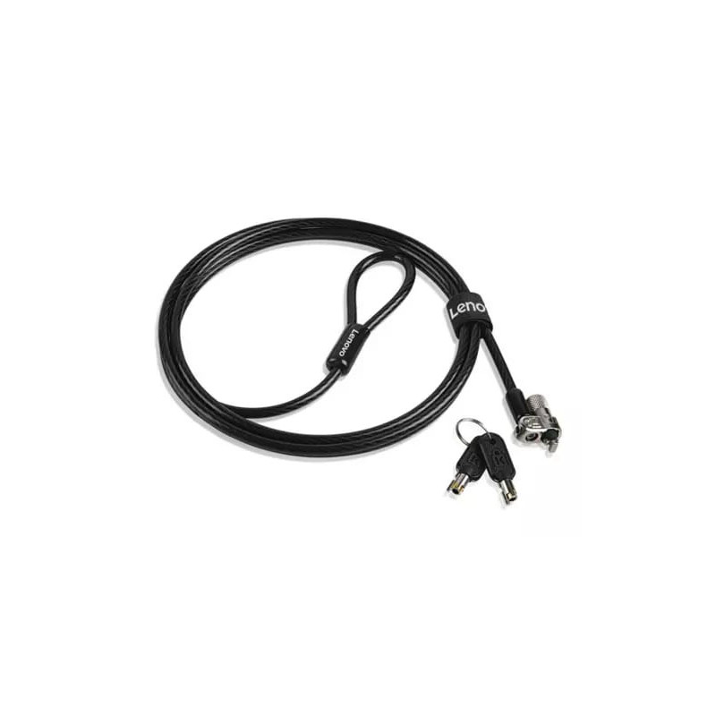 Lenovo 4XE1L68273 cavo di sicurezza Nero 1,8 m Lenovo 4XE1L68273 cavo di sicurezza Nero 1,8 m