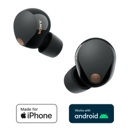 Sony WF-1000XM5 Cuffie Wireless con Noise Cancelling- Durata della batteria fino a 24 ore - Nero